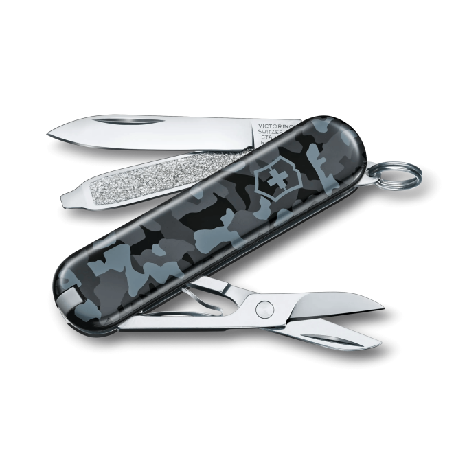 Нож-брелок Victorinox Classic SD Navy Camouflage 0.6223.942