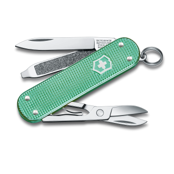 Нож-брелок Victorinox Classic SD Alox Colors, мятный (0.6221.221G)